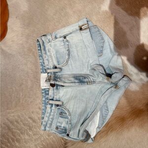 One Teaspoon Light Blue Jean Shorts